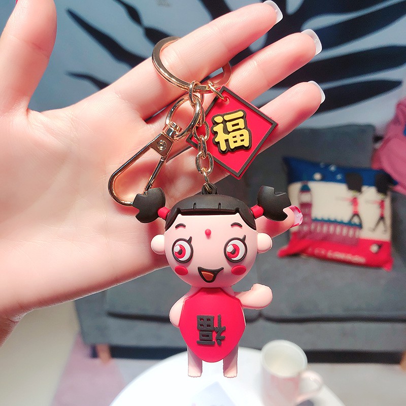 Móc Khóa Kim Loại Hình Đôi Môi Sáng Tạo