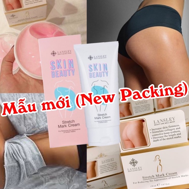 Kem Giảm Rạn Da, Thâm Mông Lansley Skin Beauty Stretch Mark Cream