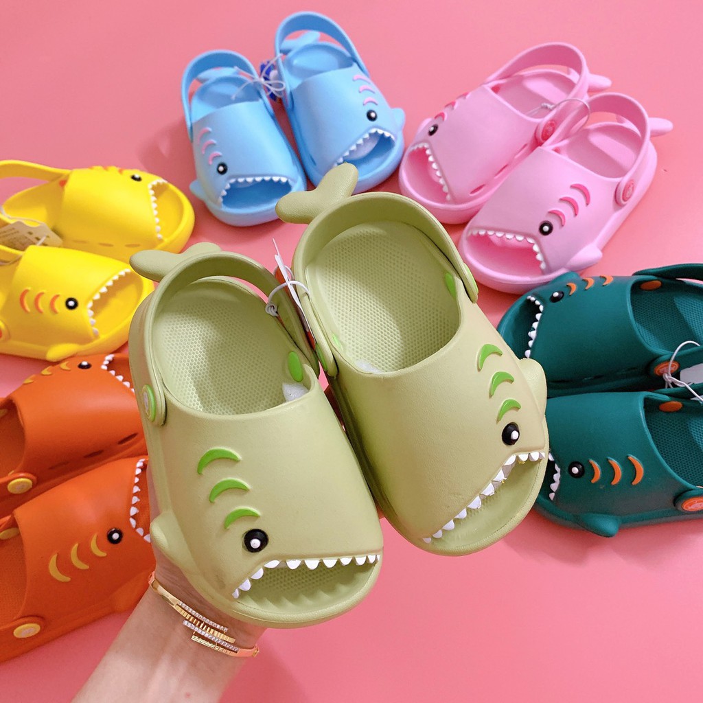 [Loại 1] Dép Cá Mập Baby Shark Cute Cho Bé(ảnh thật) Dép Sandanl Đi Biển Chống Trơn Trượt