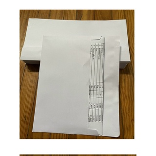 Bao thư trắng 12 x 22cm (Xấp/100 tờ)!