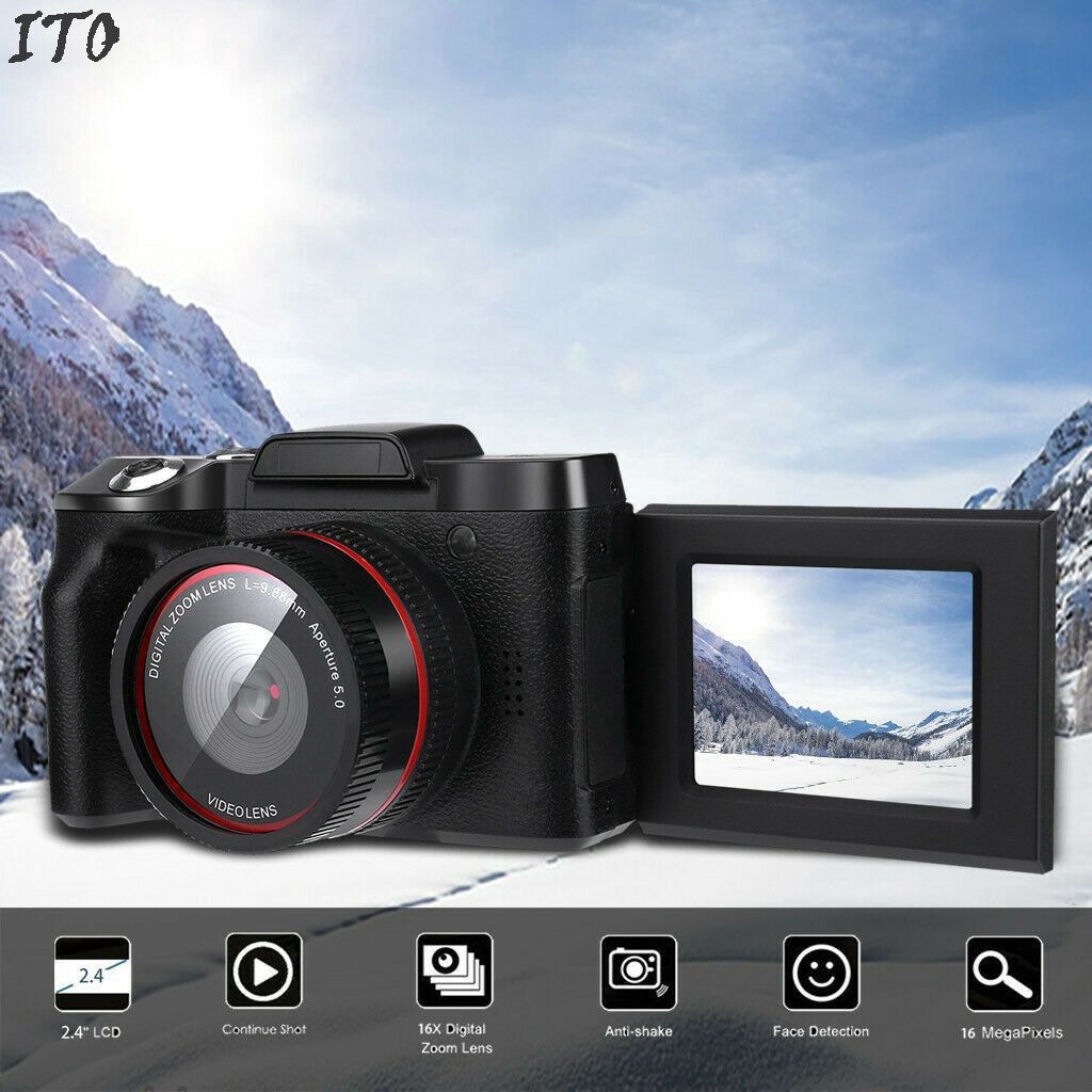 Máy ảnh quay video kỹ thuật số chuyên nghiệp Full HD 1080P 16MP | WebRaoVat - webraovat.net.vn