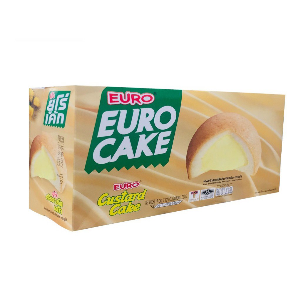 Bánh Trứng Thái EURO CAKE Hàng Thái Lan Nhập Khẩu Chính Hãng