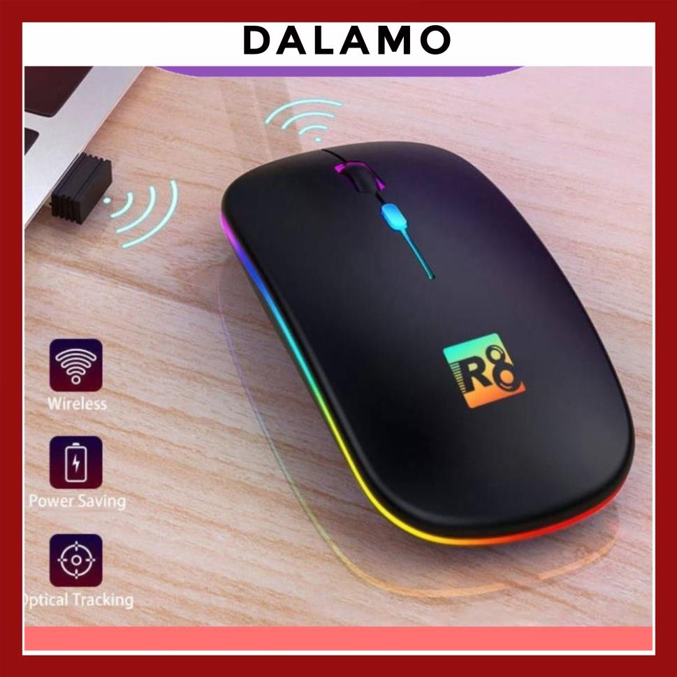 Chuột không dây PIN SẠC 1600 dpi R8 DALAMO