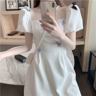 Đầm tay phồng [ Ảnh thật ở cuối ]
