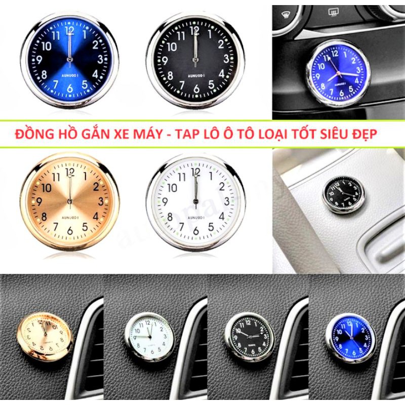1 ĐỒNG HỒ CAPO BÁO GIỜ DÁN TRÊN XE MÁY XE HƠI ÔTÔ MẪU MỚI HÀNG CAO CẤP