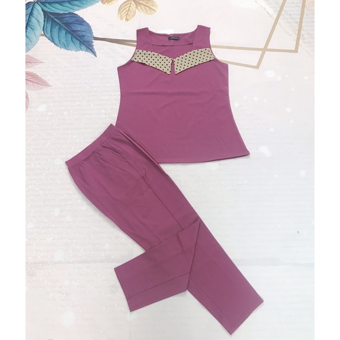 Đồ bộ nữ ❤️ CAO CẤP❤️ quần 9 tấc vải cotton mịn QC đẹp, sang, chảnh hợp thời trang