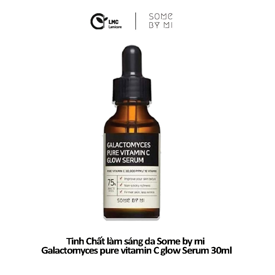 Tinh chất làm sáng da vitamin c some by mi balactomyces pure vitaminc glow serum 30ml skin hub