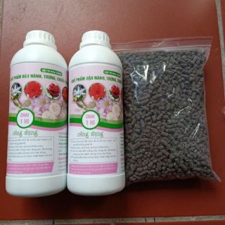 Sét 2 chai Đậu nành tặng 1 kg phân gà nhật
