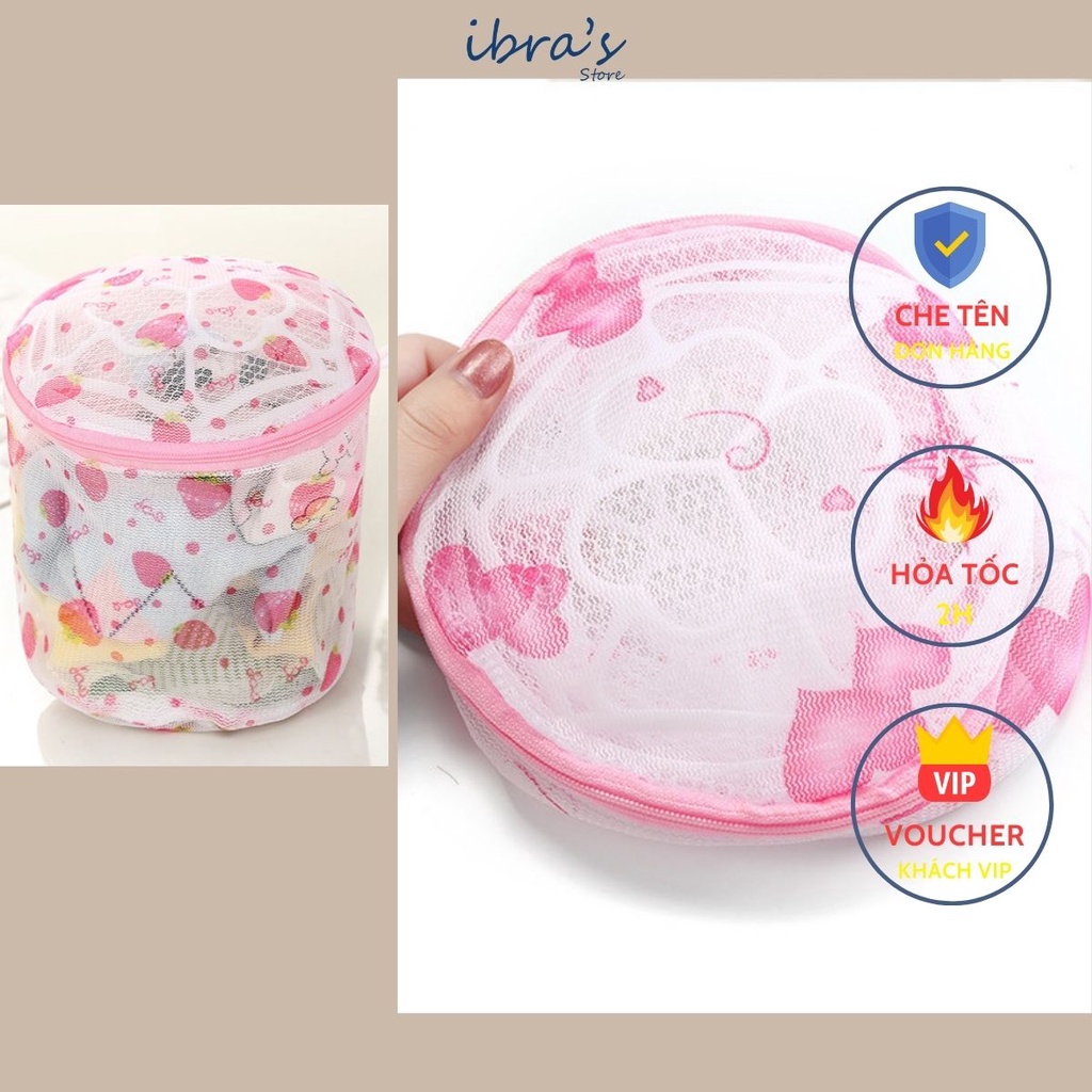 Túi Lưới Giặt Đồ Lót Máy Giặt iBra's Store Túi Giặt Quần Lót Áo Ngực Cao Cấp PK002