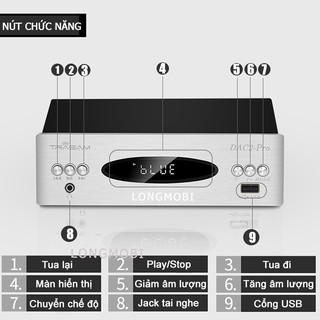 TRASAM DAC 2 PRO - DAC NGHE NHẠC DSD BLUETOOTH 2019