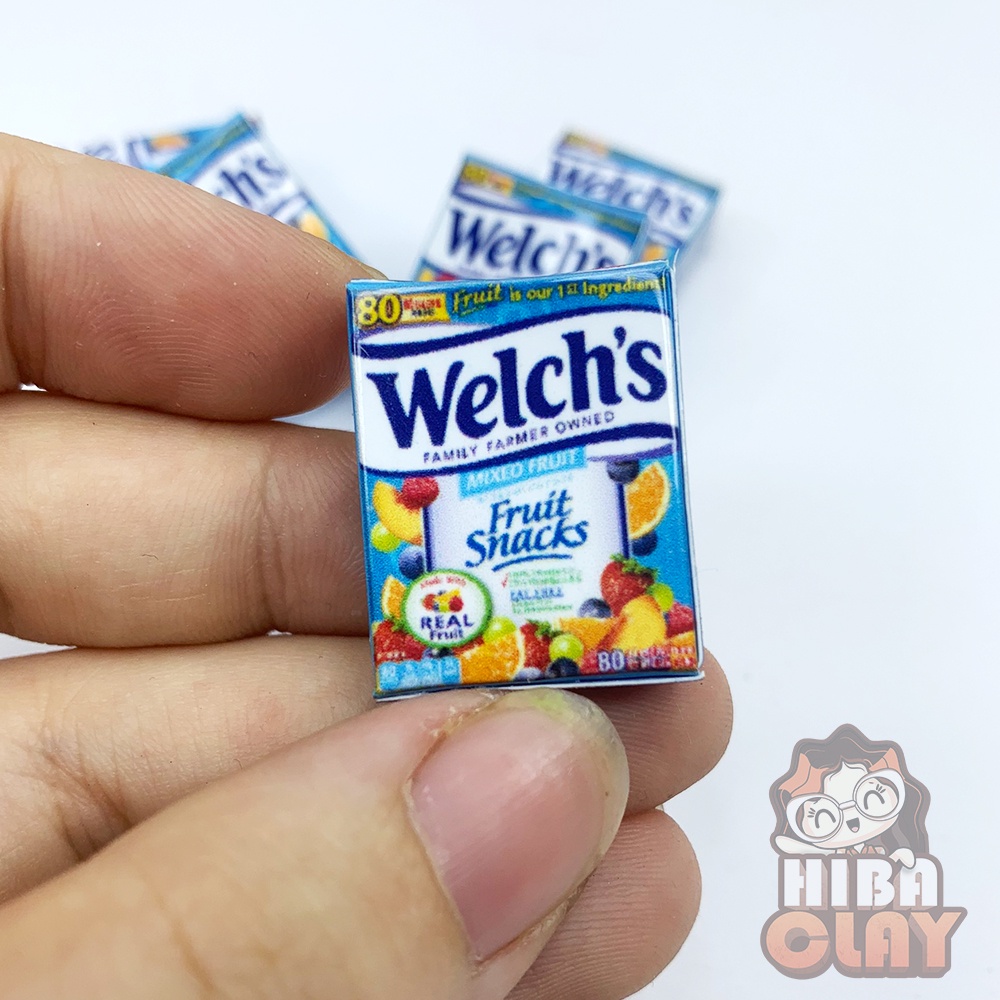 Hộp snack 01 Minifood trang trí mô hình, đồ ăn mini mô hình cho búp bê