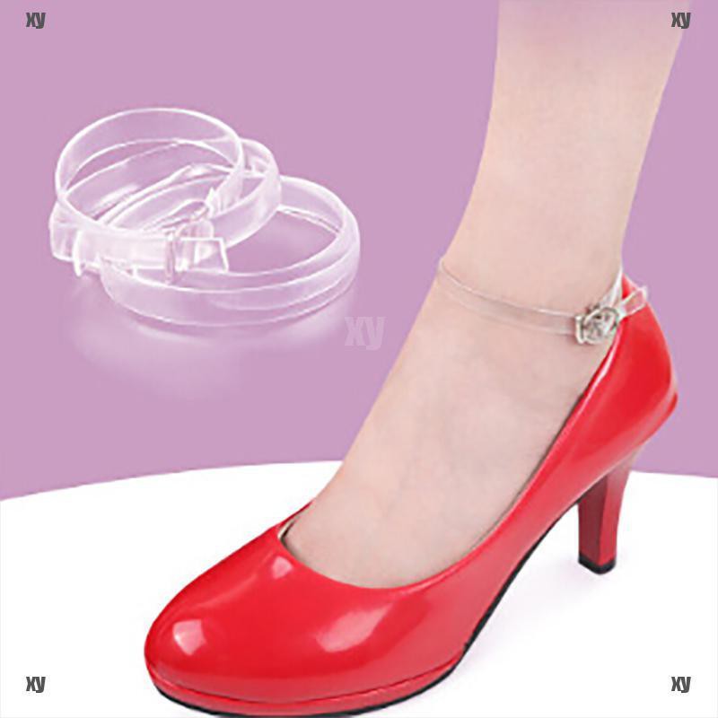 1 Cặp Dây Giày Cao Gót Trong Suốt Thời Trang