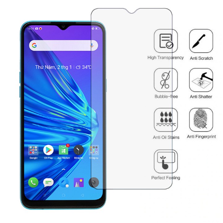Miếng dán màn hình cường lực Realme 5i