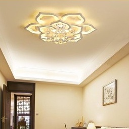 Đèn ốp trần - Đèn phòng khách trang trí 12, 16, 20 cánh có điều khiển, 3 chế độ sáng - Tặng điều khiển từ xa