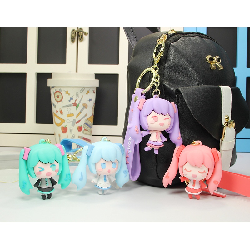 Móc Khóa Hình Búp Bê Hatsune Miku Dễ Thương