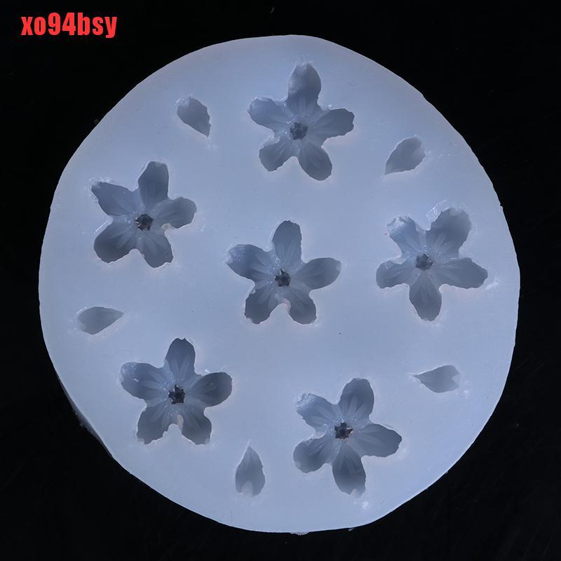 1 Khuôn Silicone Hình Hoa Làm Trang Sức Thủ Công 94bsy
