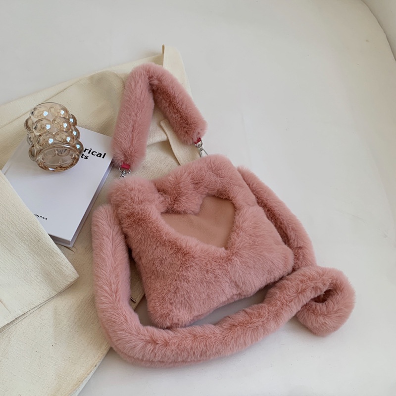 Túi Đeo Chéo Bằng Lông Nhung Thời Trang Sang Trọng Cho Nữ