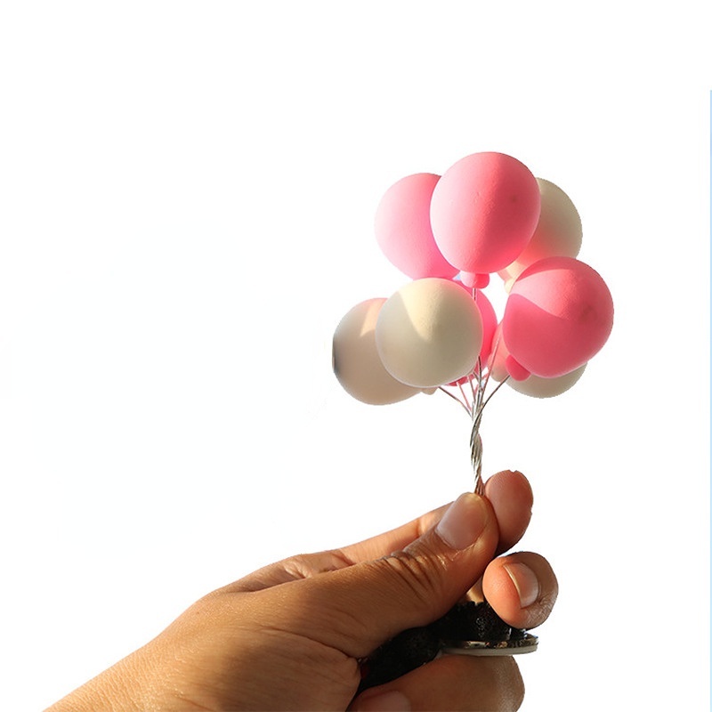 Bong Bóng Mini Trang Trí Bảng Điều Khiển Xe Hơi Dễ Thương