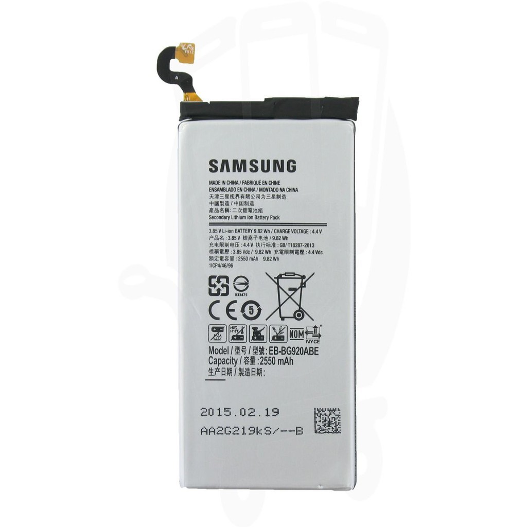 Pin xịn Galaxy S6 (G920) Dung Lượng 2550mAh có bảo hành