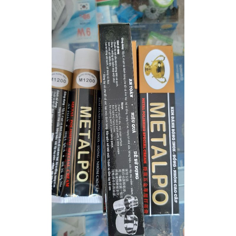 Ken đánh bóng kim loại inox ,lư đồng, bếp ga,nhôm METALPO