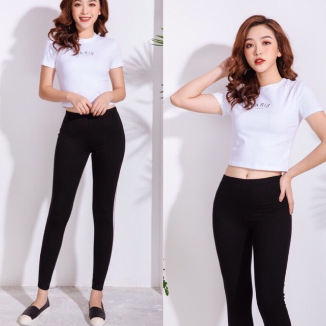 Quần legging nữ / Quần legging 4 túi dày đẹp nâng mông