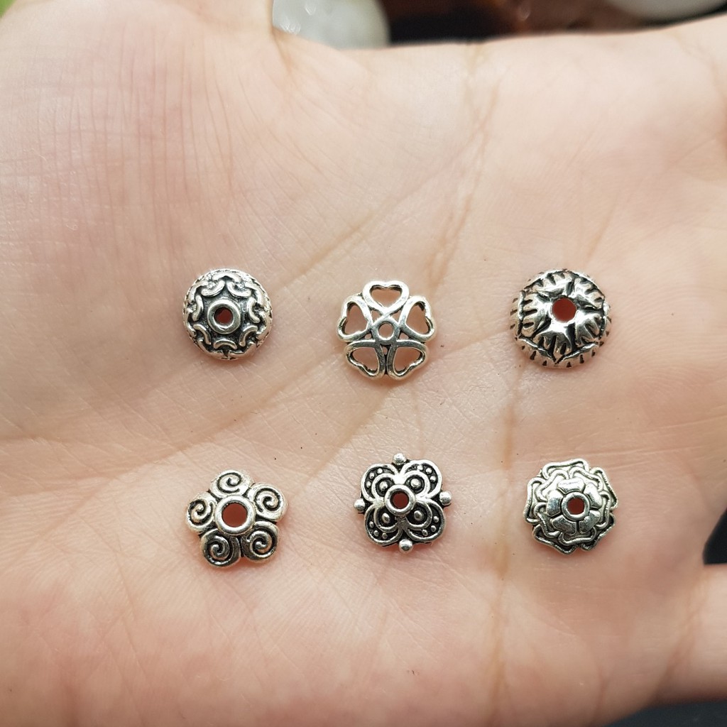 Charm Ốp Hoa phối vòng - Mỹ ký (tỉ lệ bạc 5%) | BigBuy360 - bigbuy360.vn