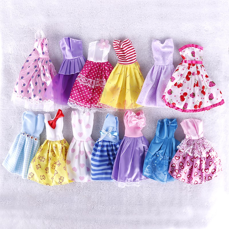 1 Đầm Dự Tiệc Mini Thời Trang Cho Búp Bê Barbie