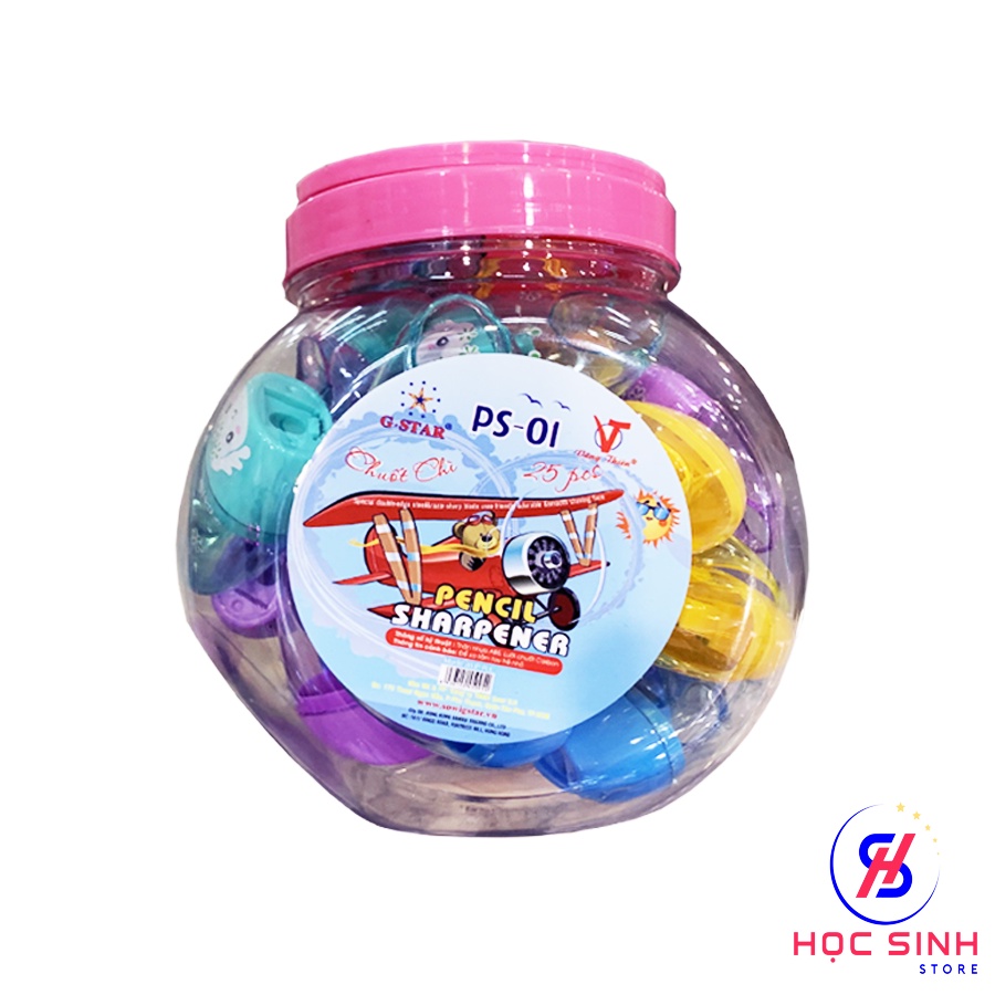 Combo 4 Cái Gọt, Chuốt Bút Chì Cute Gstar PS01