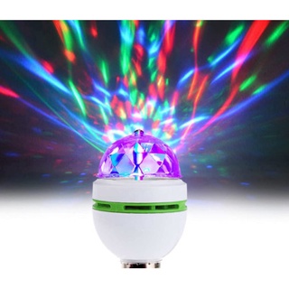 Đèn LED 7 màu vũ trường, bóng đèn LED trụ, đèn LED xoay 7 màu sân khấu chớp nháy