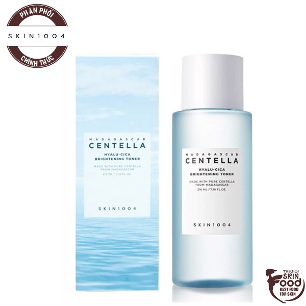 Nước Hoa Hồng Dưỡng Ẩm, Làm Sáng Da Skin1004 Madagascar Centella Hyalu-Cica Brightening Toner 210ml