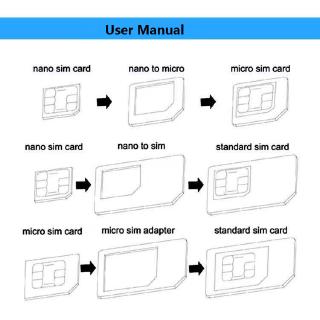NOOSY NANO SIM ADAPTER  MICRO SIM CARD / NOSY ADAPTOR / EJECTOR