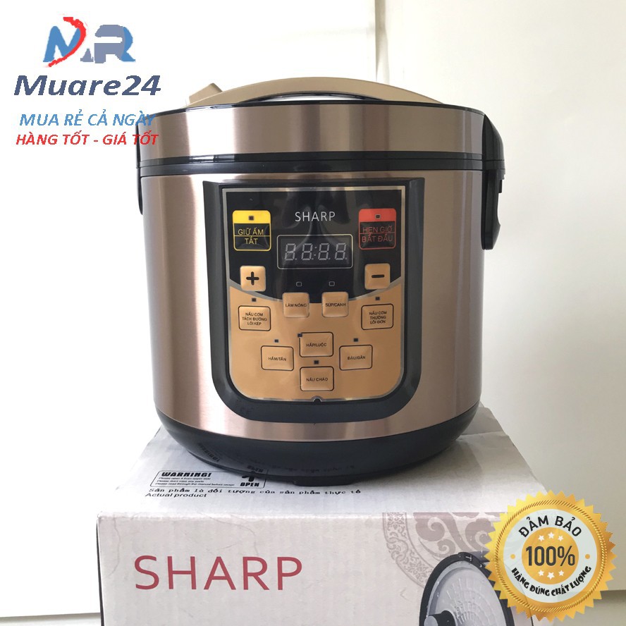 Nồi cơm tách đường Sharp 1.8 lít bảo hành 12 tháng