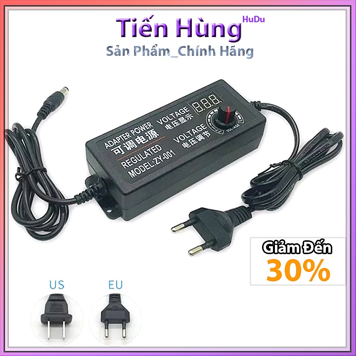 Bộ nguồn điều chỉnh điện áp 3V-24V dòng tải 3A 72W  Adapter chỉnh nguồn đa năng