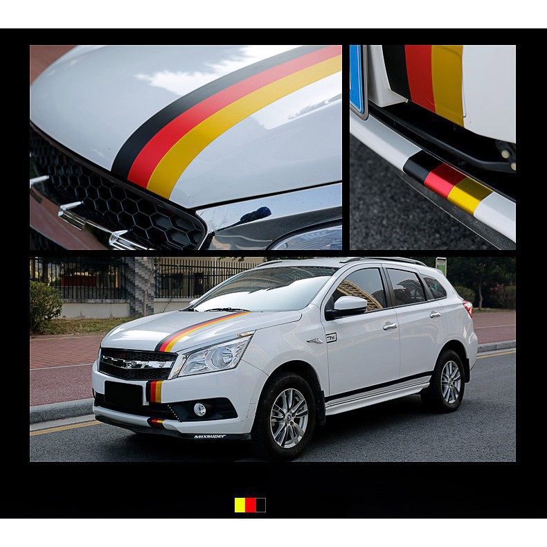 Đề can PVC dán xe hơi/ xe máy thể thao cá tính 1m