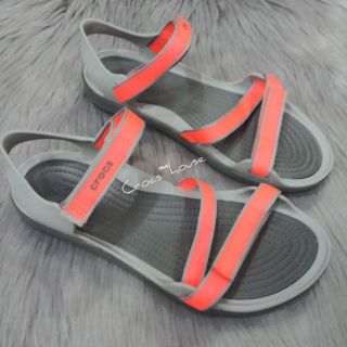 Sandal webbing authentics màu cam
