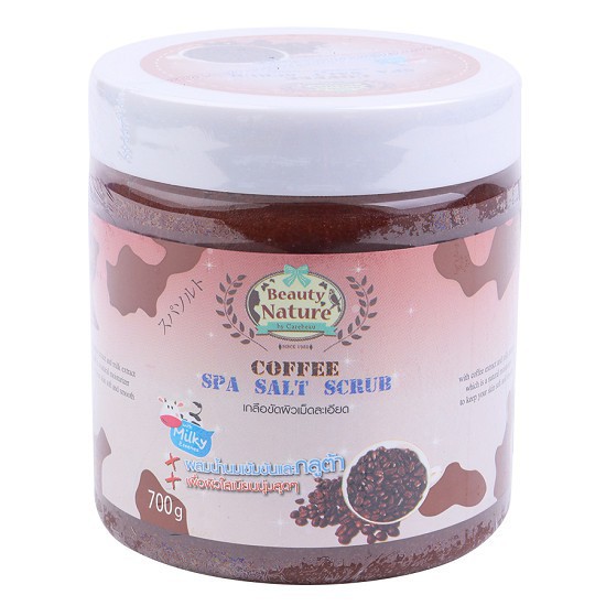 Muối Tắm Spa Tẩy Tế Bào Chết Salt Scrub Milky Carebeau 700g