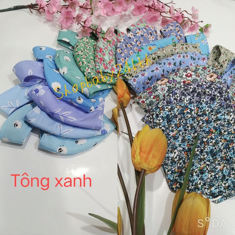 Khẩu trang Ninja 3 lớp vải cotton che kín mặt, chống nắng tốt