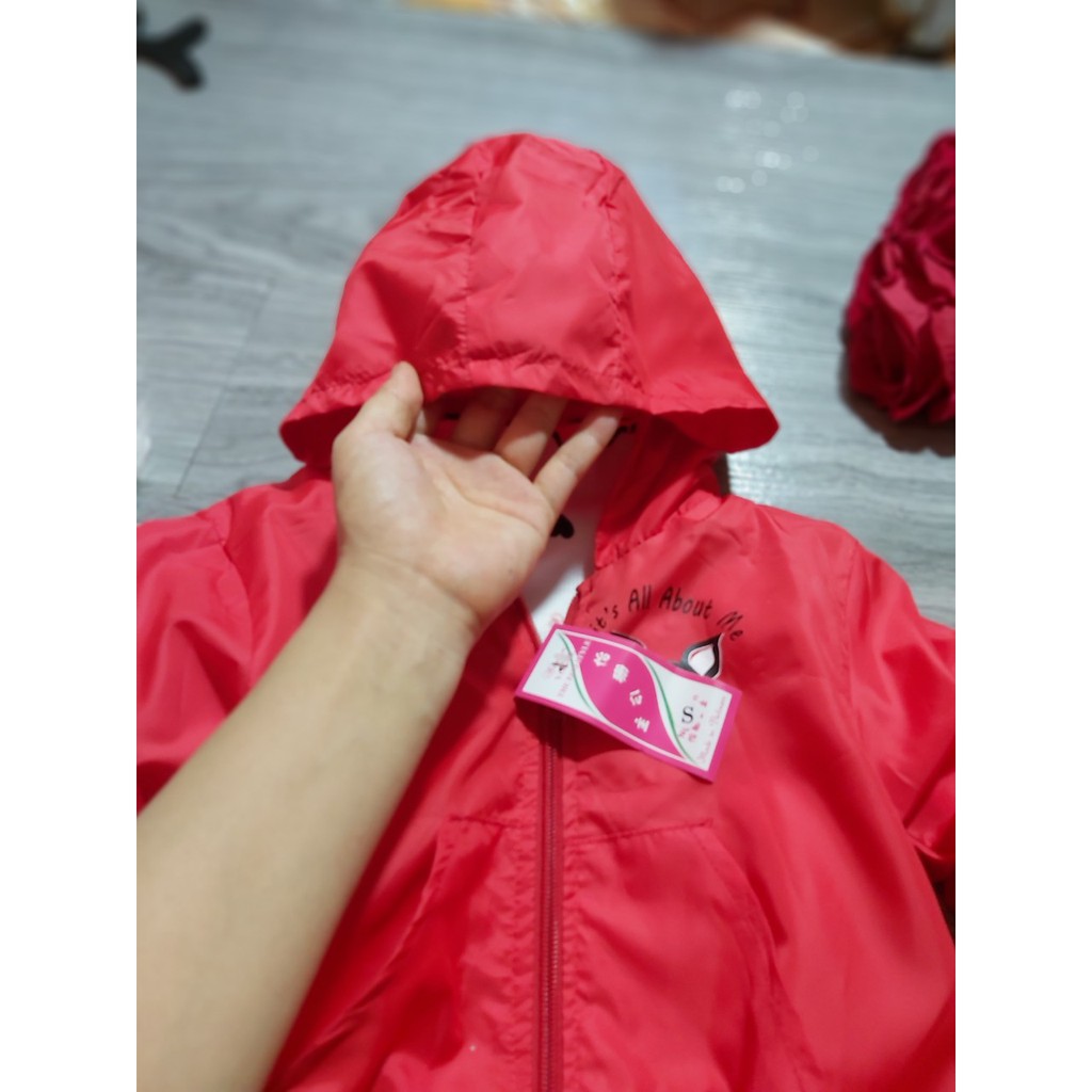 Áo khoác gió lót lưới hàng quảng châu sành điệu dành cho bé trai và bé gái 6-16kg