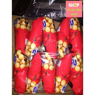 Đậu phộng Oishi Pinattsu vị mực cay 10 gói x 17g