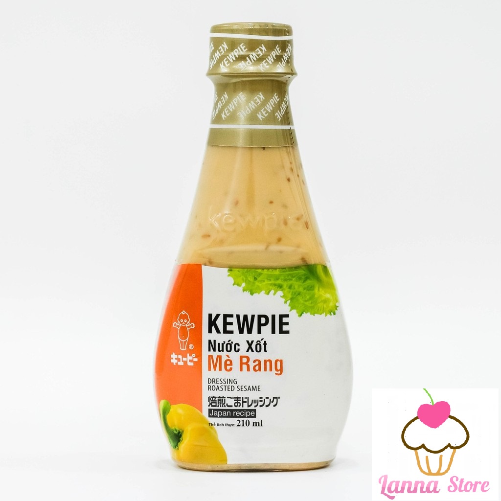 [HCM] Nước sốt mè rang Kewpie chai 210ml, Ăn kem Salad, Rong nho, Hải sản nướng ngon không thể tả