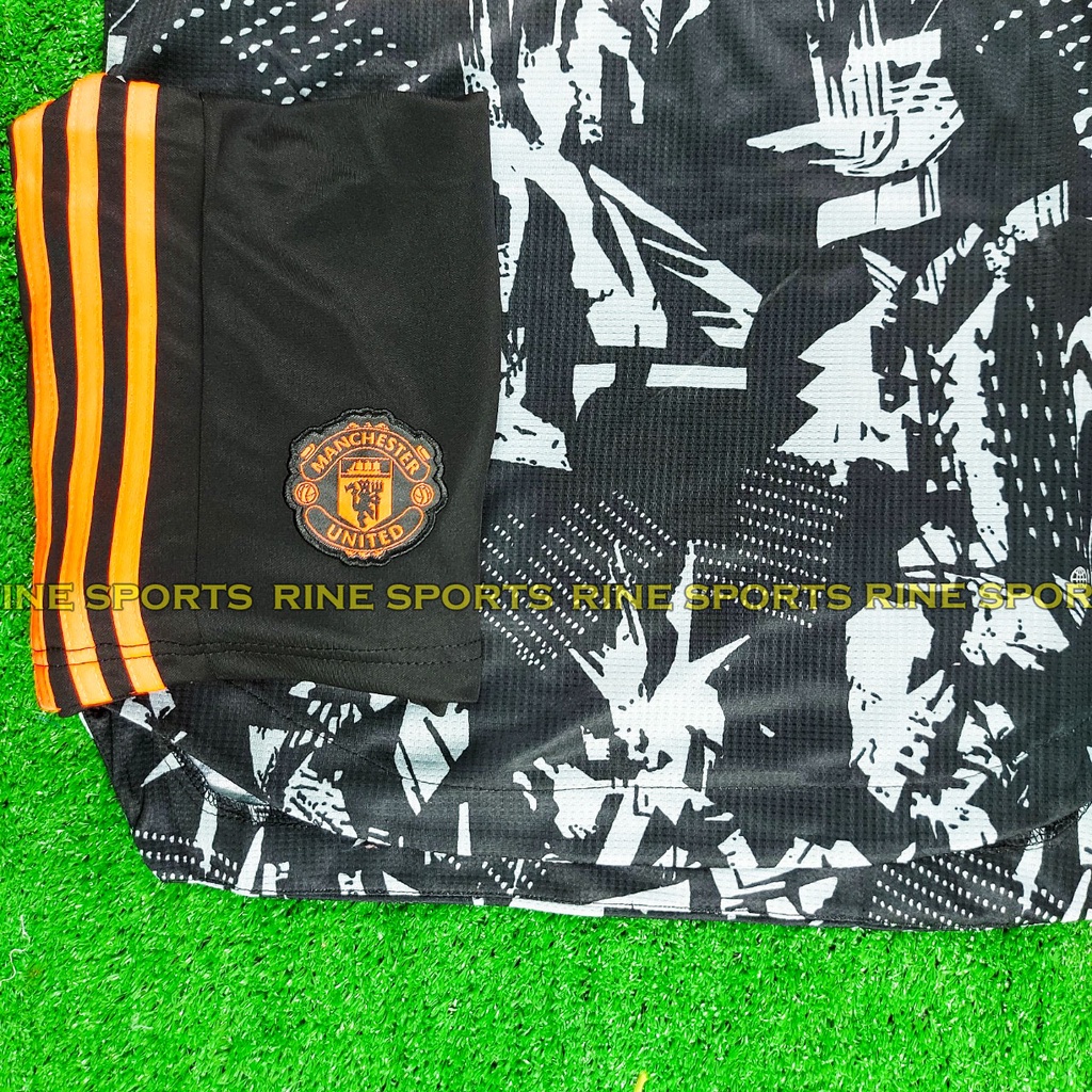 Hàng Thailand Super Bộ Áo bóng đá MU sân khách màu xanh - Manchester United 2022/2023 chuẩn thi đấu