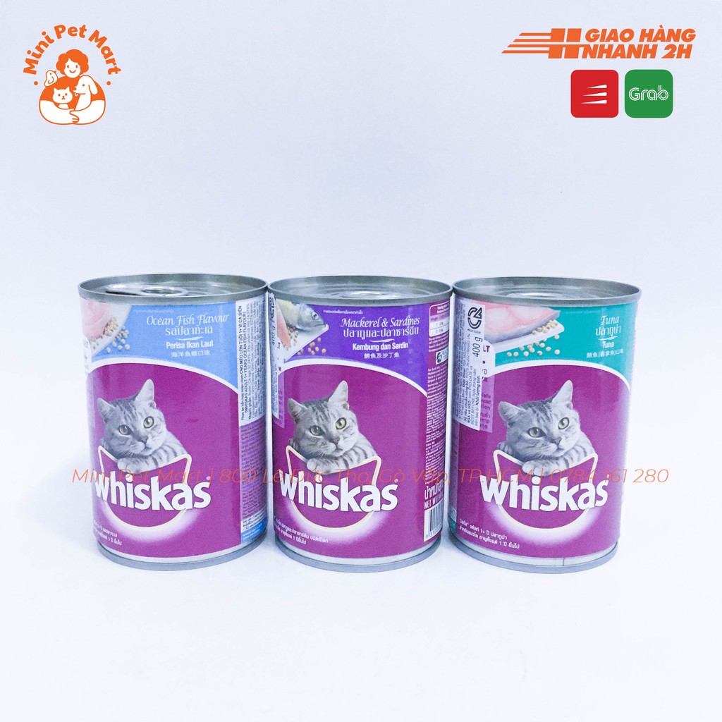 Pate cho mèo WHISKAS 400g