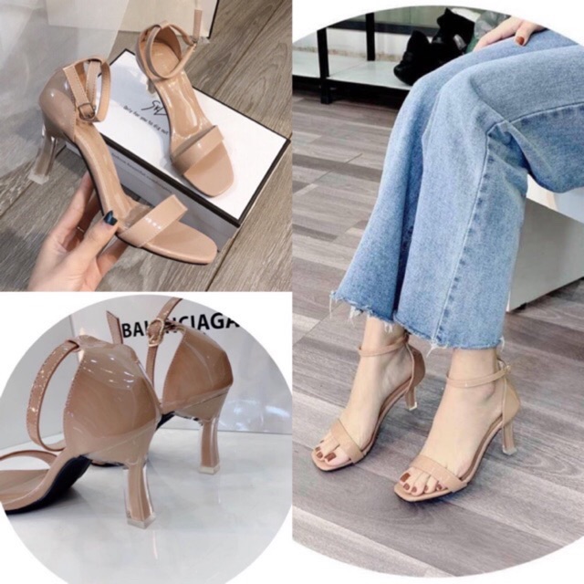 [Mã FASHIONT4WA2 giảm 10k đơn từ 50k] sandal bọc gót thạch siêu xinh