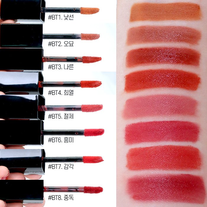 Son kem siêu lì lên màu chuẩn, mịn môi Merzy Blur-Fit Tint 7.2g