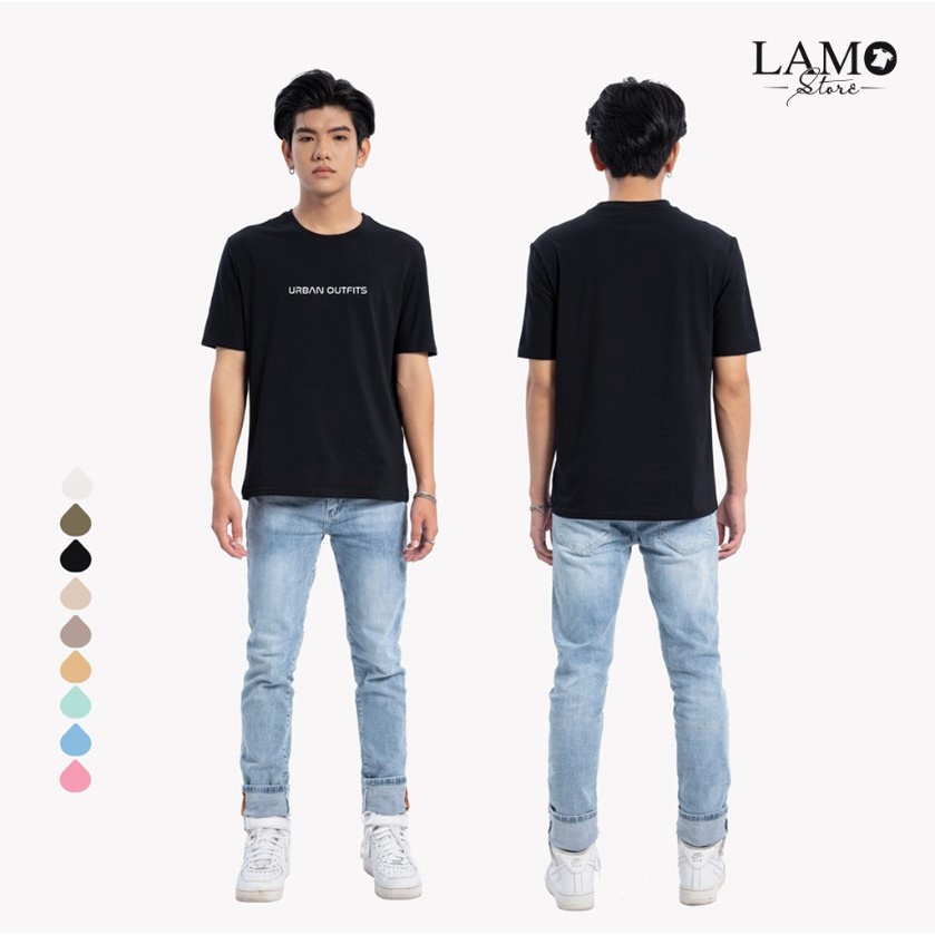 Áo Thun Tay Ngắn Nam Nữ Dáng Suông URBAN OUTFITS -lamo store(V58)