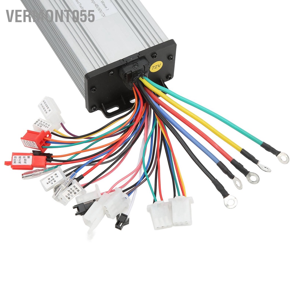 Vermont055 Bộ điều khiển sóng hình sin 48V 60V 72V 800W động cơ không chổi than cho xe đạp điện