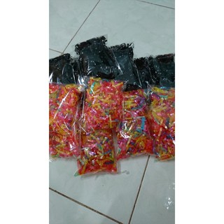 Chun buộc tóc cho bé, Thun cột tóc đen hoặc nhiều màu [gói 50gr, 100gr]