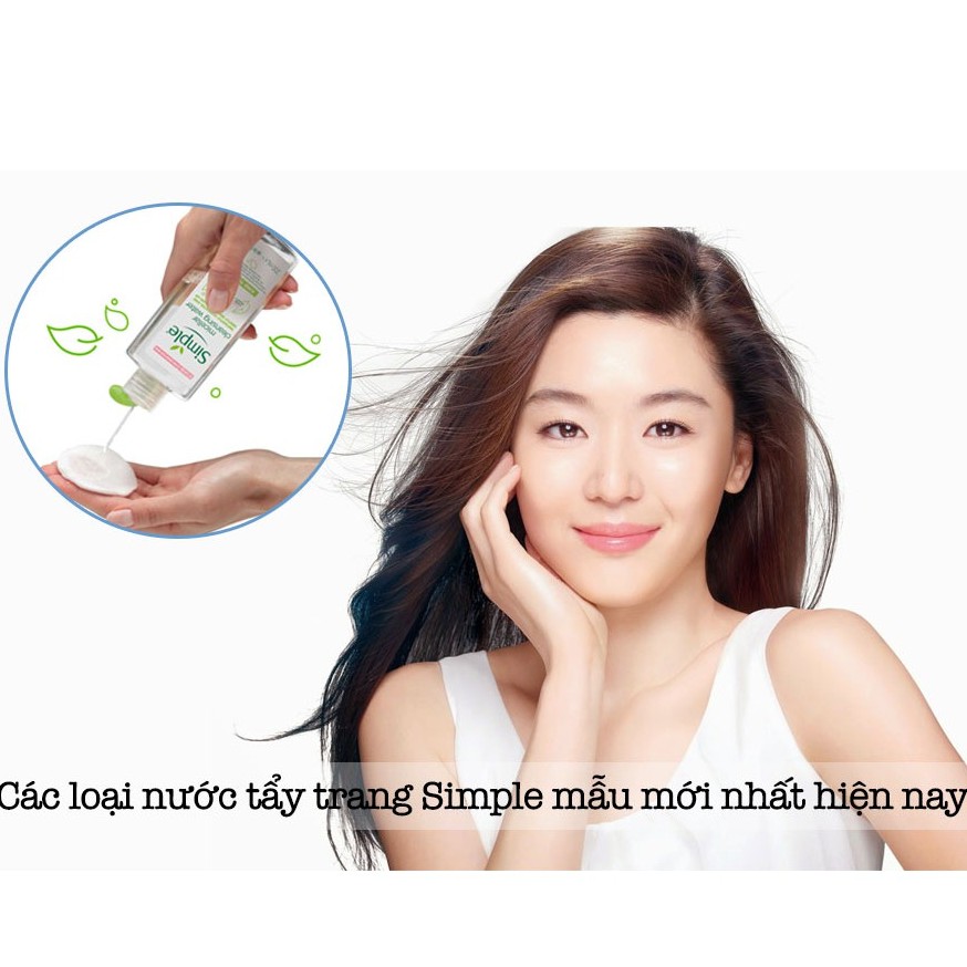 Nước Tẩy Trang SIMPLE Cleansing Water Kind To Skin 200ML