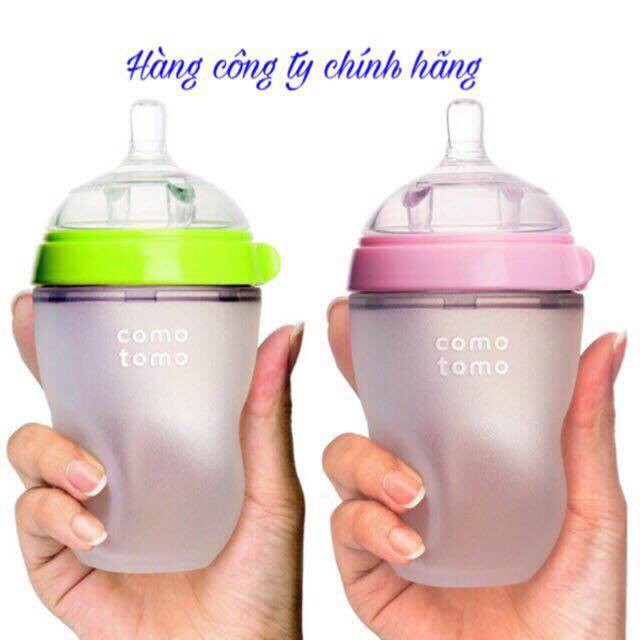 Bình sữa comotomo 150ml-250ml chính hãng PP cty Ánh Dương