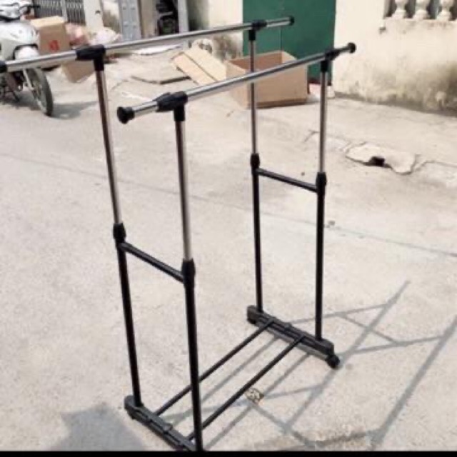 Dàn phơi quần áo thông minh 2 tầng